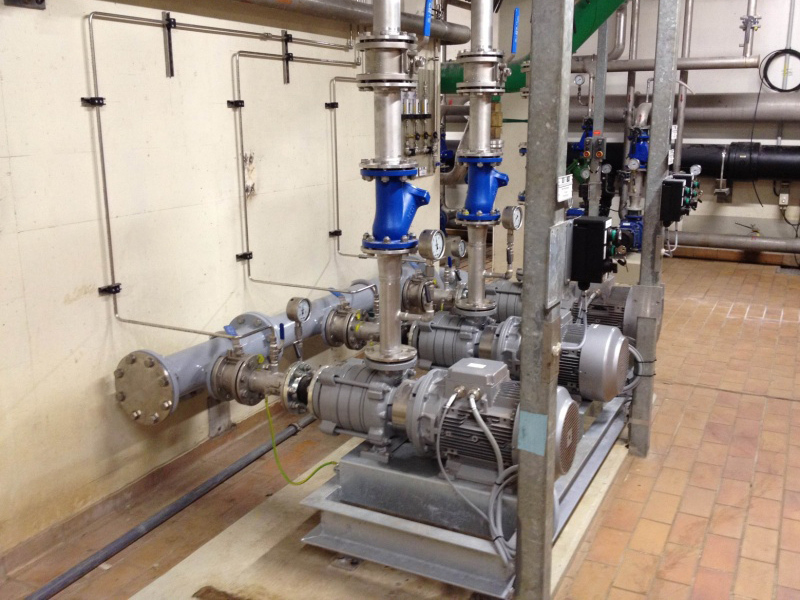 EDUR LBU603系列多相流泵用于德国市政污水处理